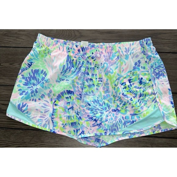 Lilly Pulitzer Multicolor Athletic Shorts - Picture 1 of 6